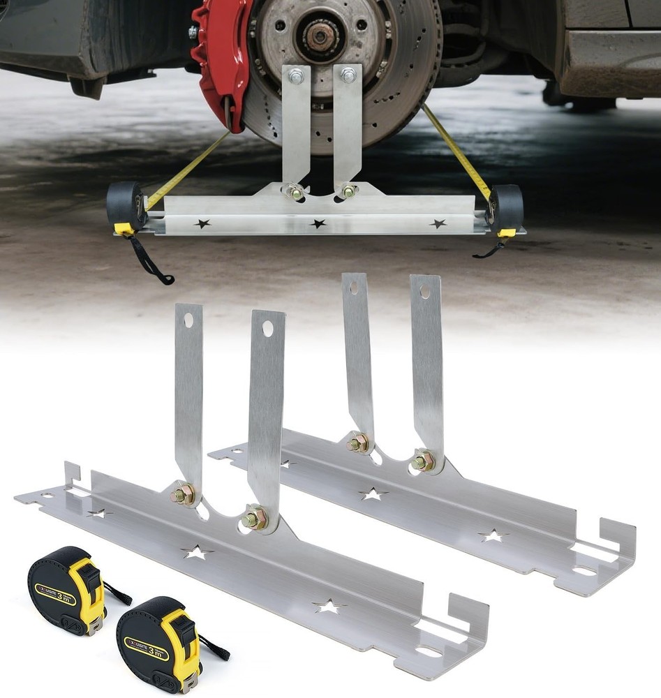 2PCS Wheel Alignment Tool with Connection Sheet 2025 Upgraded Toe Alignment Tool