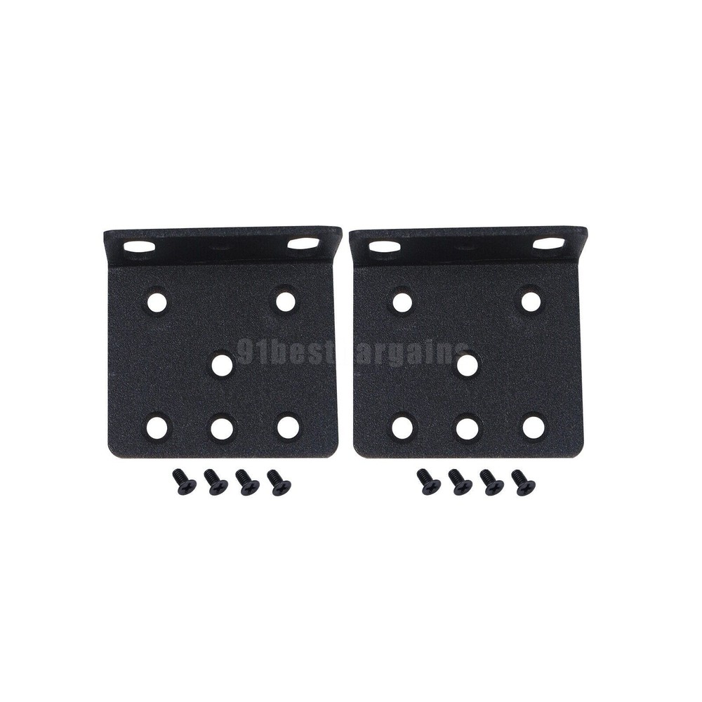 1Pair Rack Mount kit ACS-2811RM-19 bracket for Cisco 2811 Black