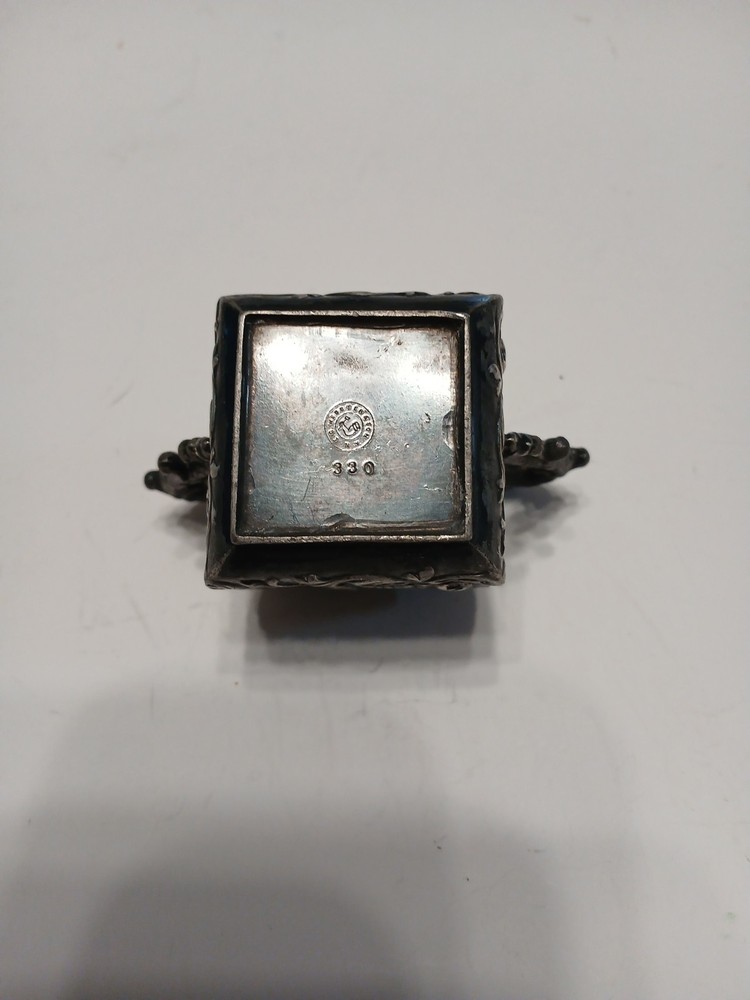 Antique E.G. Webster & Son 330, Silver Plated Small Container 1800's