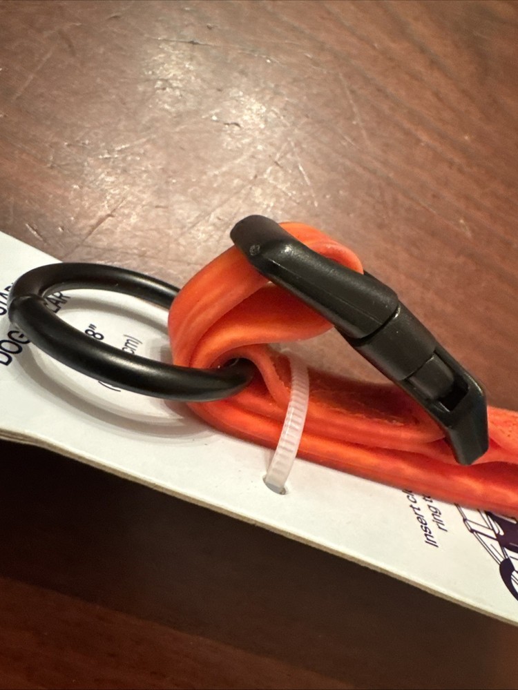 Hamilton Waterproof Dog Collar Adjustable Small Medium Orange Camouflage