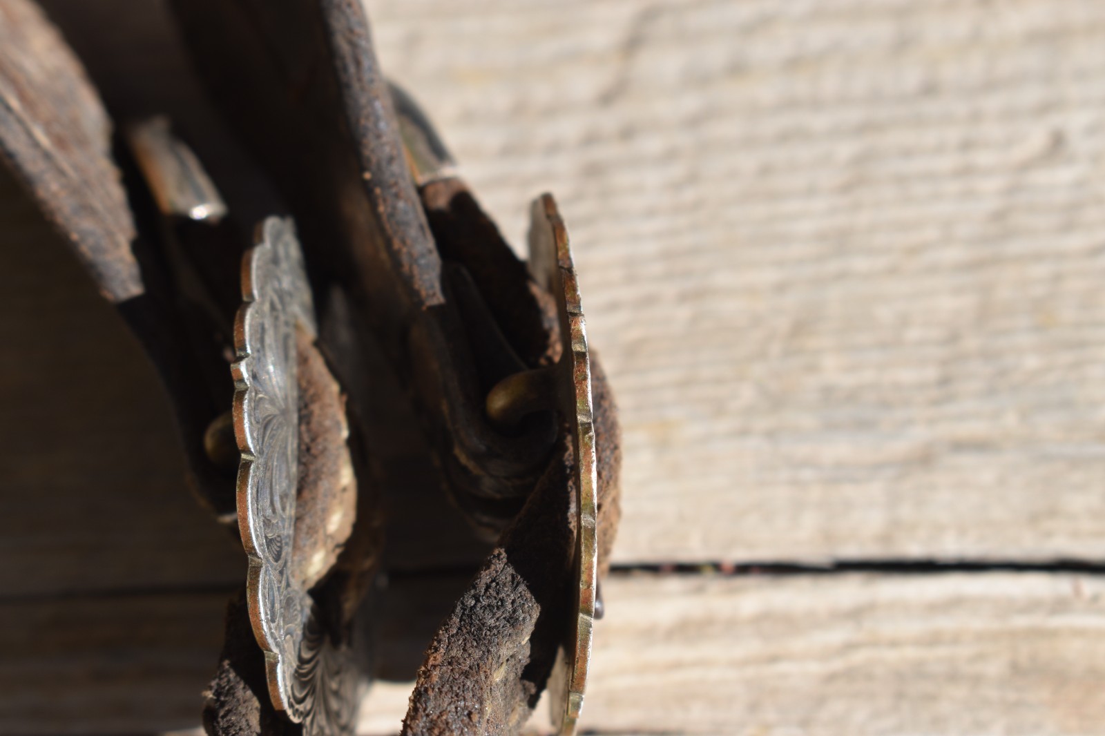 VINTAGE STERLING OVERLAY BUCKLE / TIP SETS FOR SPUR STRAPS OR HEADSTALL