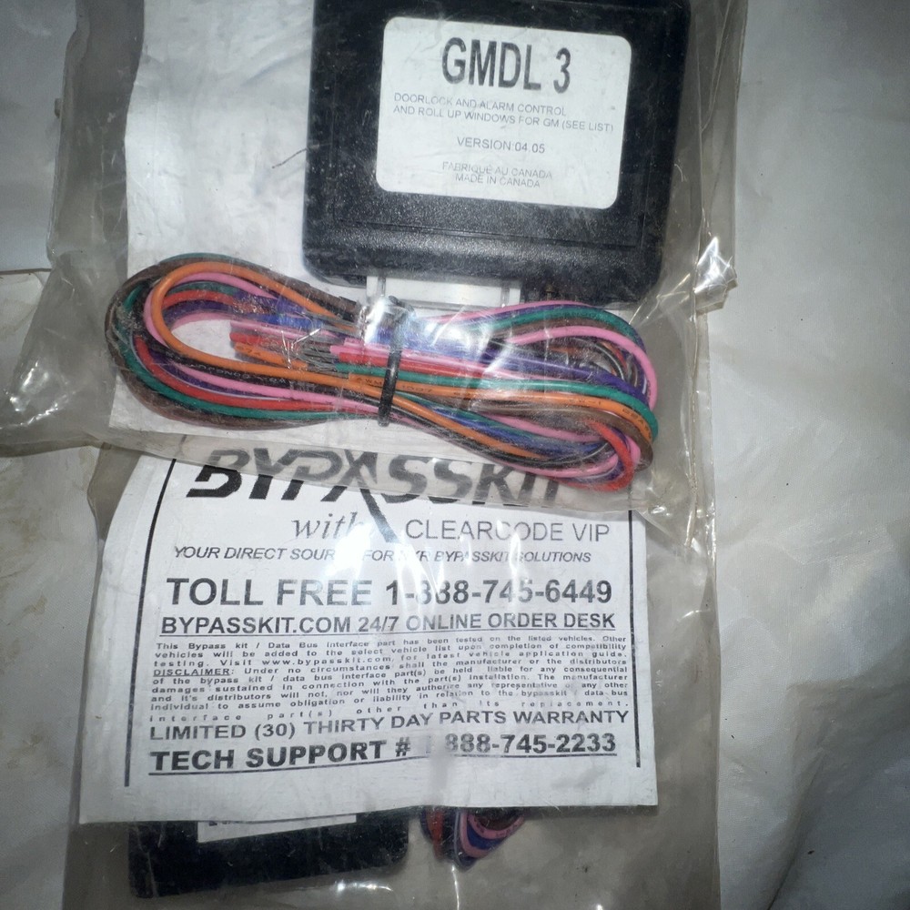 CodeAlarm GMDL3 GM DoorLock Databus Bypass Module Kit
