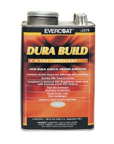 Dura Build Acrylic Primer Surfacer, Gray, Gallon FIB-2274
