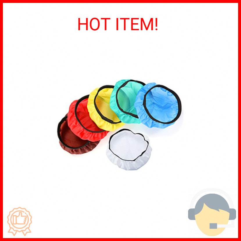 Soonpho 7" 180mm Soft Diffuser Sock for Photography Studio Strobe Reflector Stan