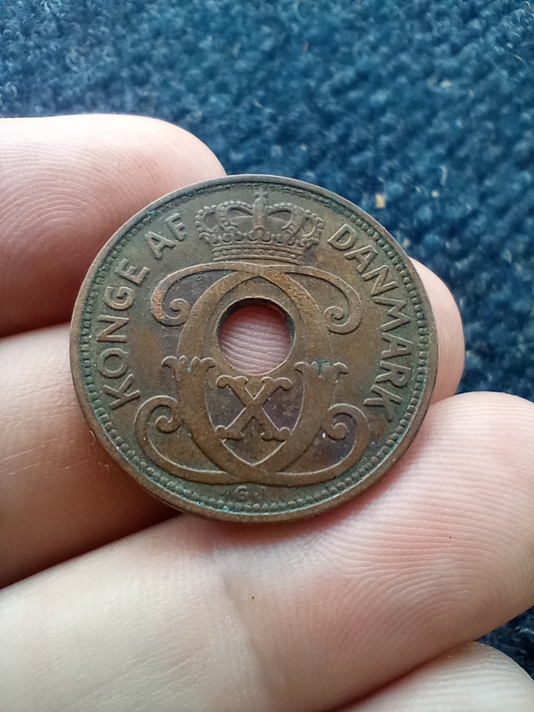 1936 DENMARK 5 ORE Coin