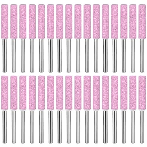 32 Pcs Diamond Chainsaw Sharpener, 7/32 Inch Chainsaw Sharpening Kit High