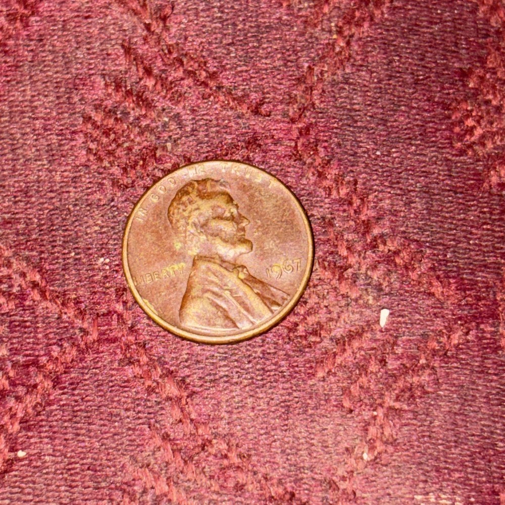 1967 No Mint Mark Error Penny Rim Errors Very Rare