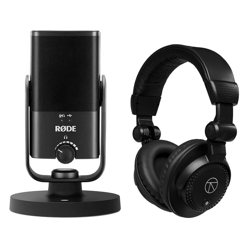 Rode NT-USB Mini Studio-Quality USB Microphone - With Headphones
