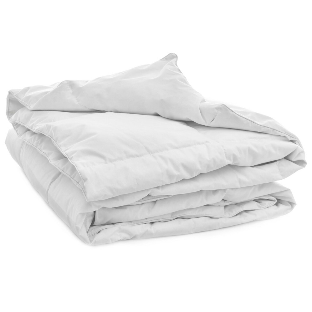 Super Soft Goose Down Comforter Alternative Oversized Lightweight White