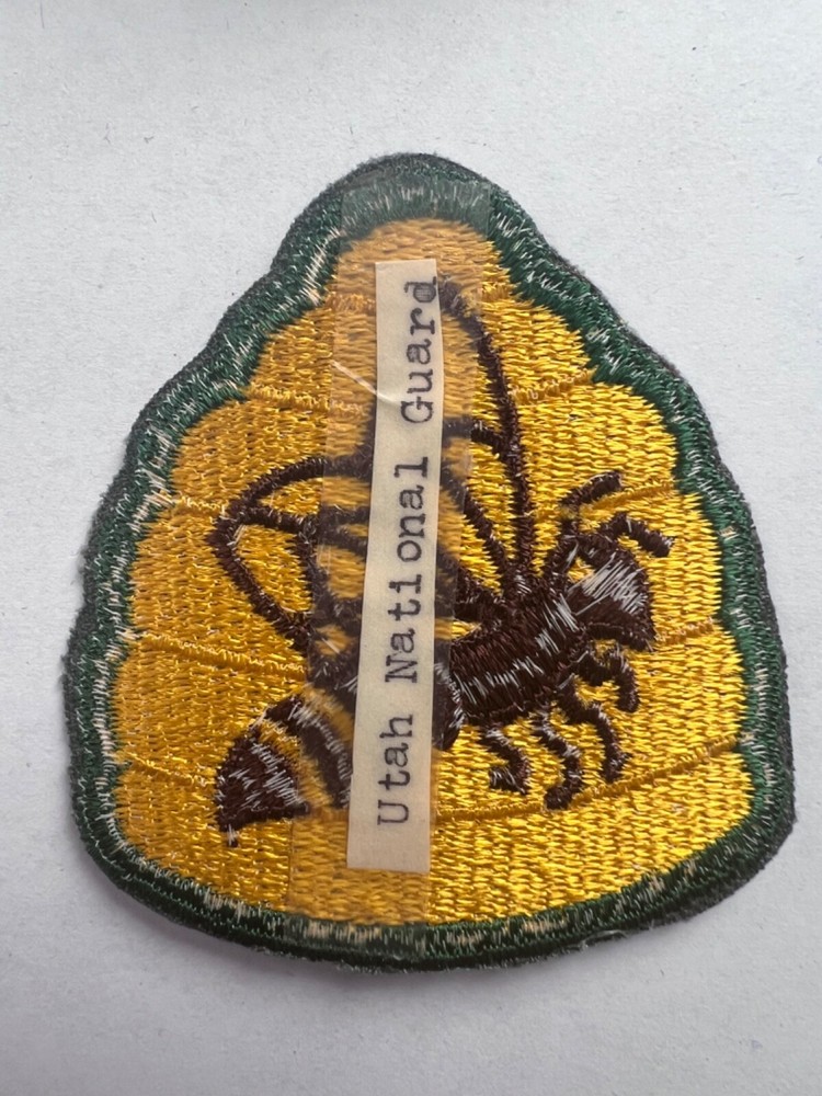 Utah Army National Guard Patch, Cut Edge