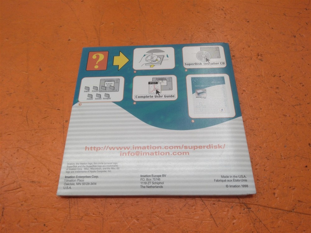 ⭐️⭐️⭐️⭐️⭐️ Imation SuperDisk USB Drive For MAC Installation CD