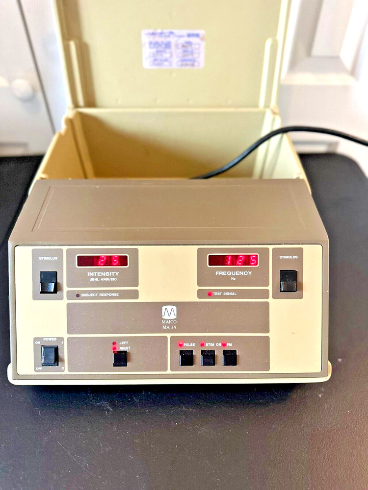 Audiometers - MAICO MA39 and Eckstein Bros 60A both fully operational.