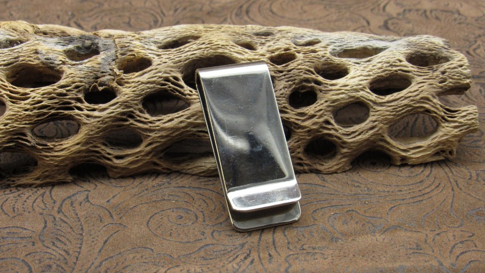 *Multi Stone Inlay Money Clip+