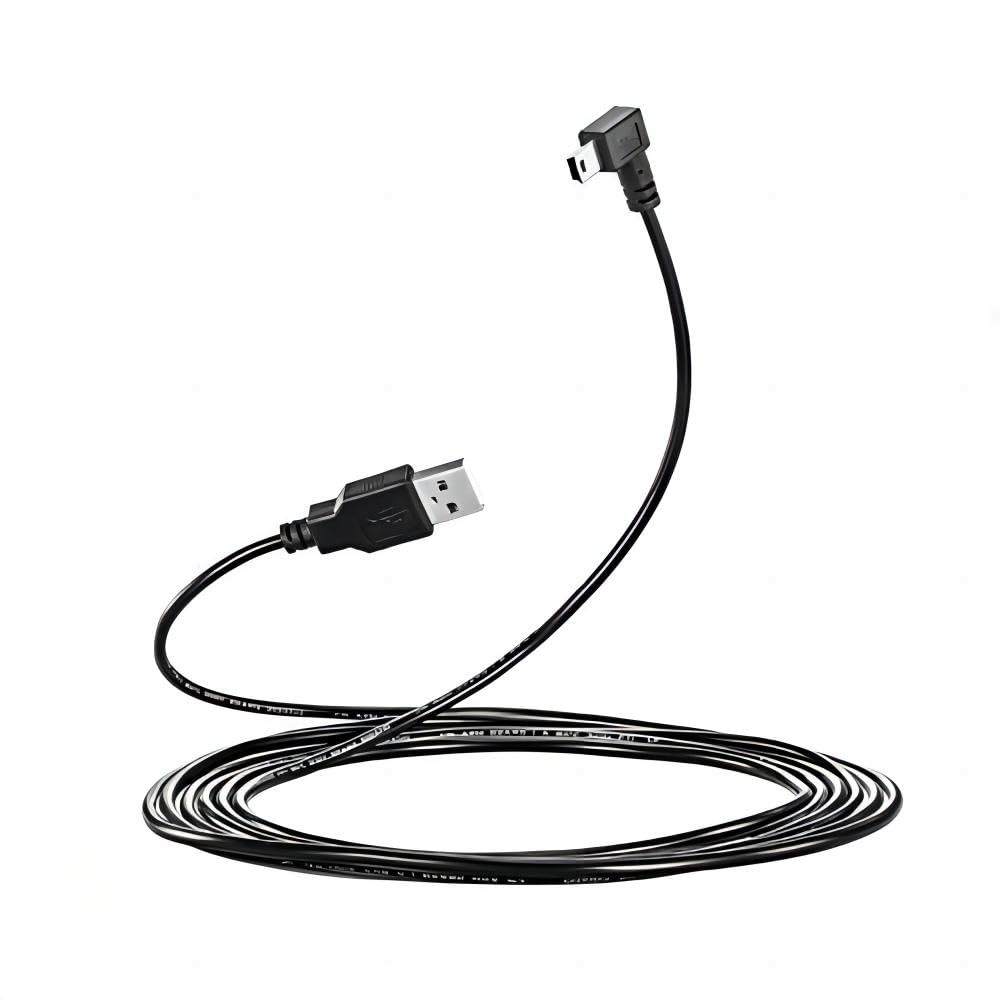 LARRITS 3M USB A to Mini B Cable 90 Degree Data Sync 10 feet, Right Angle