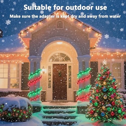 Easter String Lights Outdoor - 100FT 300LED RGB Pastel String Lights with