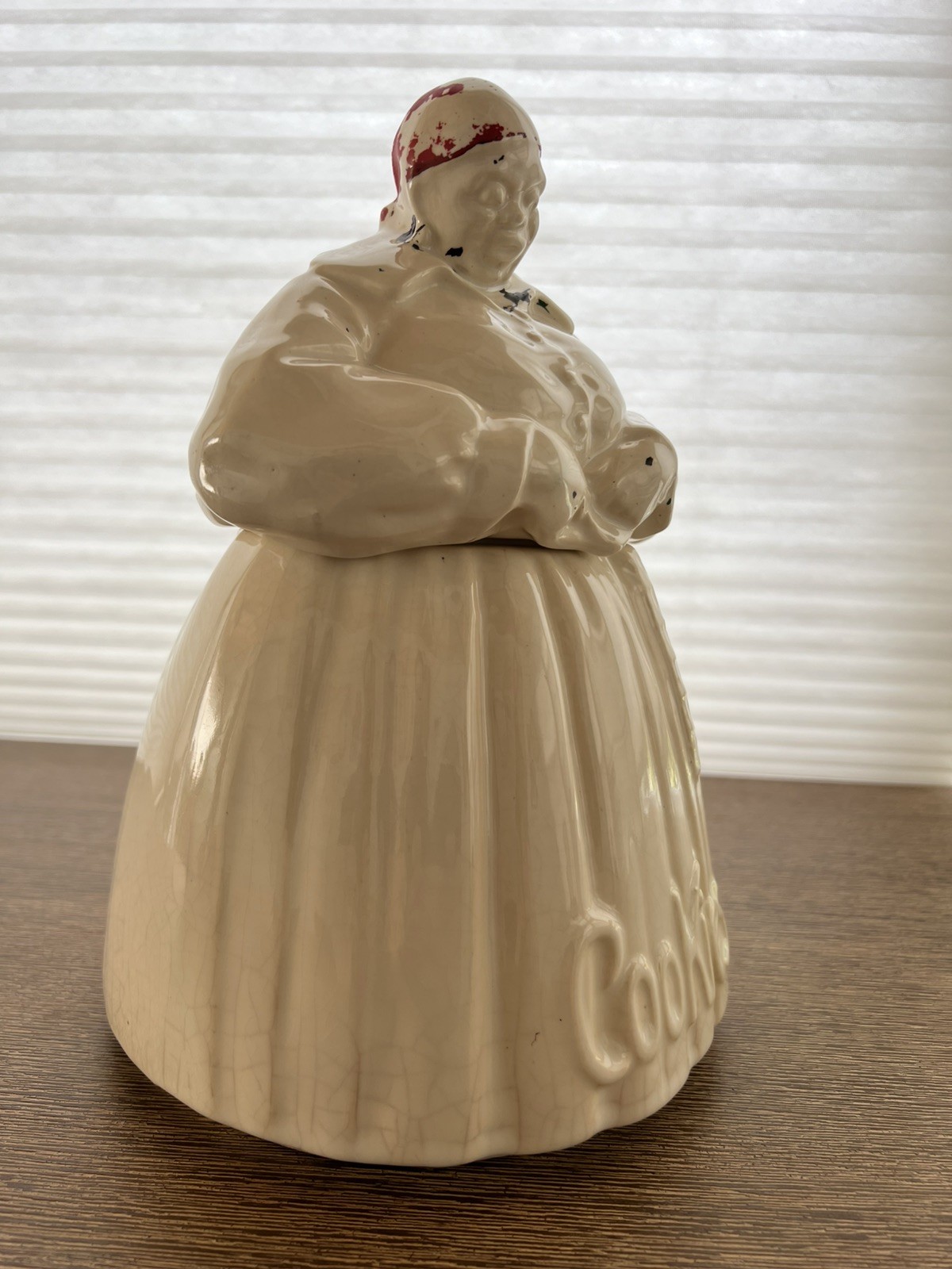 Rare Vintage McCoy Pottery Figural African American Woman cookie jar 1940s USA