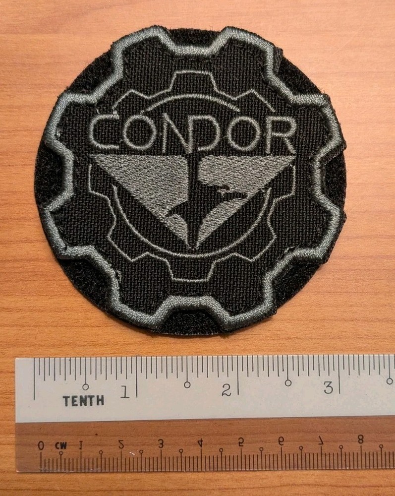 Condor Gear Morale Patch BK hook and loop