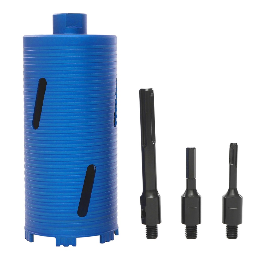 5/8 Inch Core Drill Bit Concrete Drilling Bit W/3 Adapters Thread Drill Bit