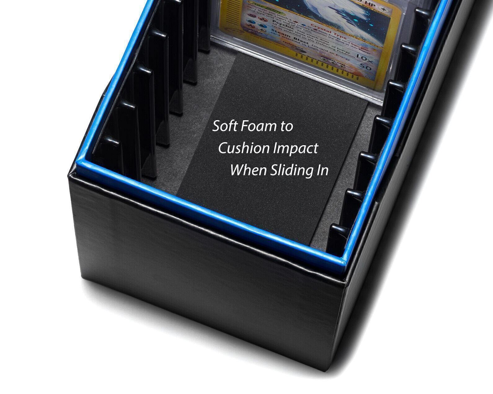 Storage Case For One-Touch Magnetic Holder w/ Slots Option | Trading Card Box Pt