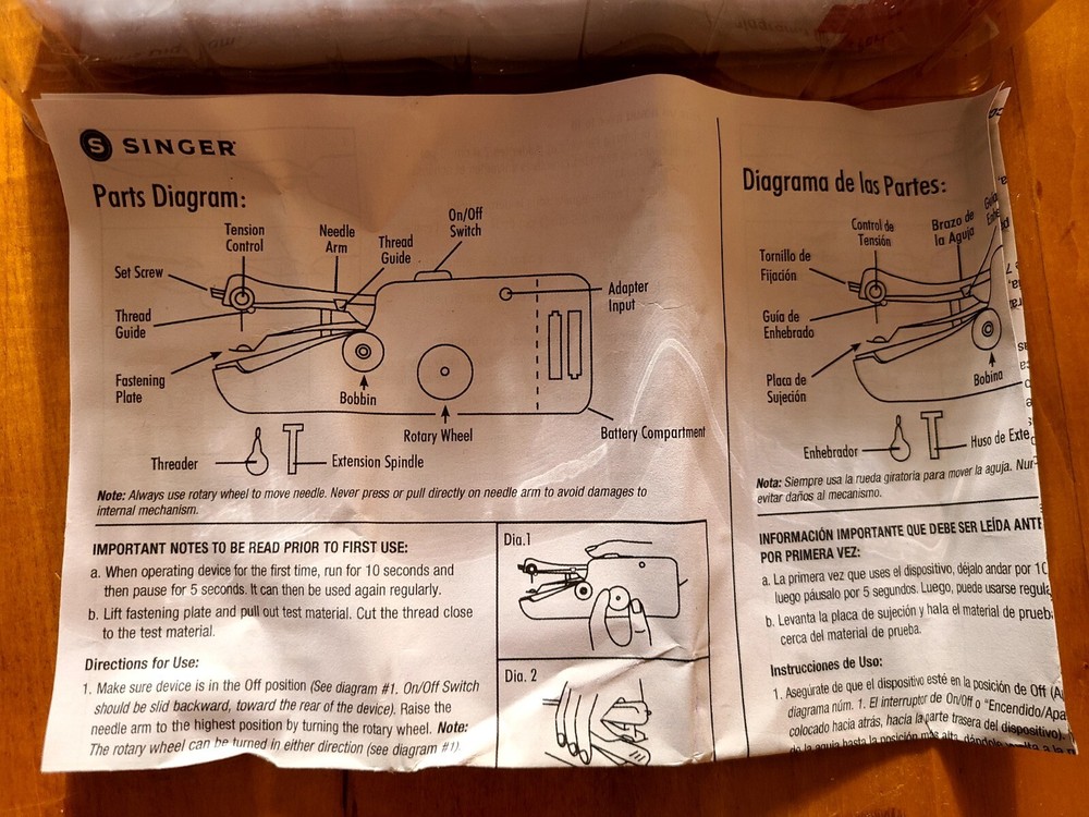 Singer 01663 Stitch Sew Quick Mechanical Sewing Machine -NEW OPEN BOX