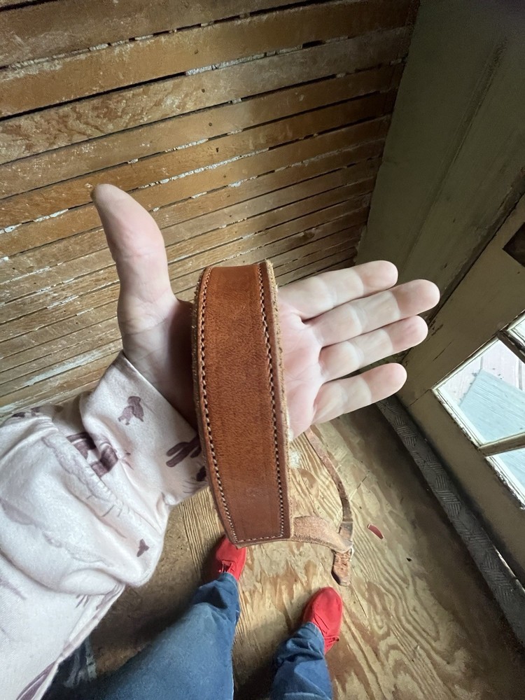 Buckaroo Leather Crossunder Bridle With Wool Lined Noseband