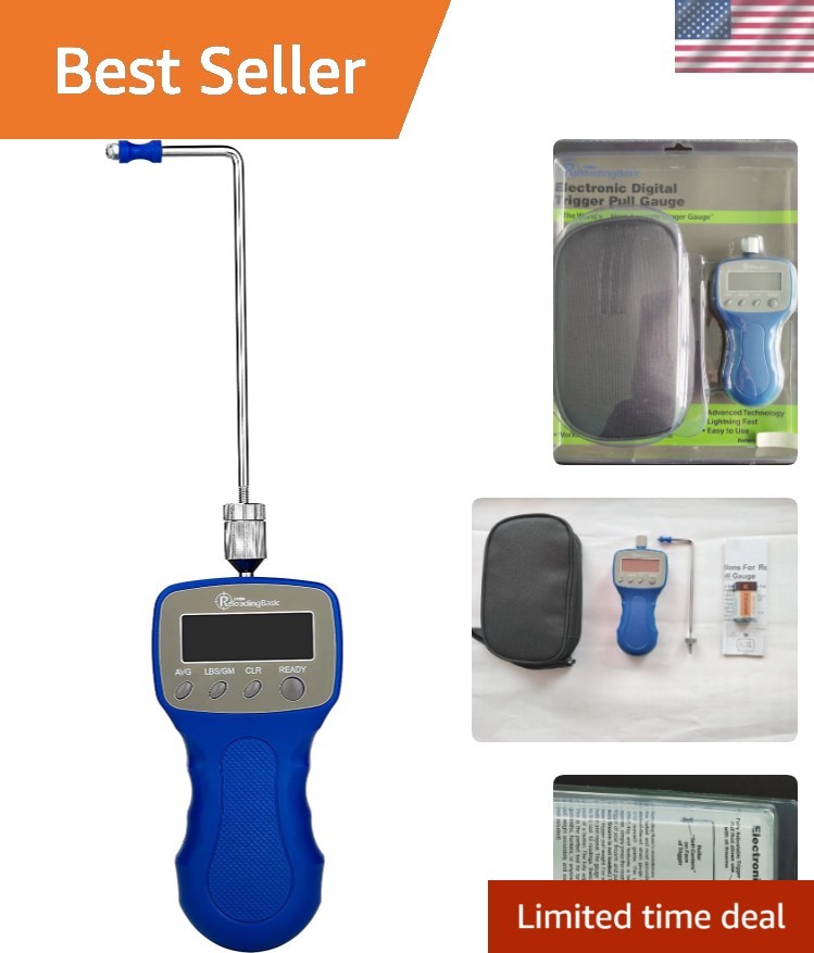 Precision RD Electronic Trigger Pull Gauge – Up To 12 lbs with Metric Conversion