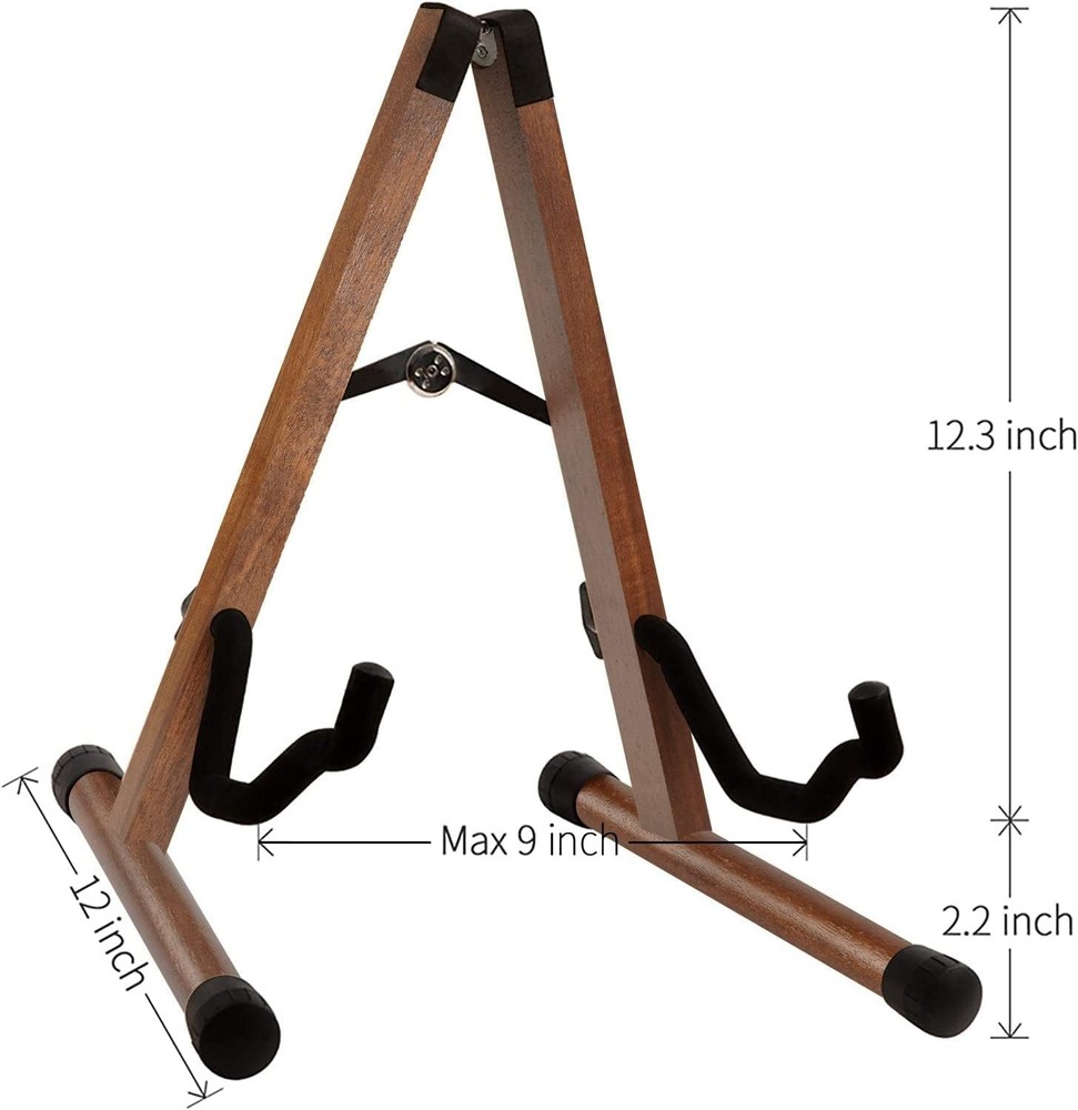 Foam Padded Guitar Floor Stand for Multiple Instruments