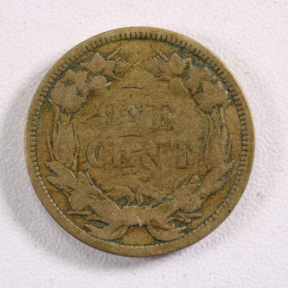 1858 Large Letter Flying Eagle Cent - VG