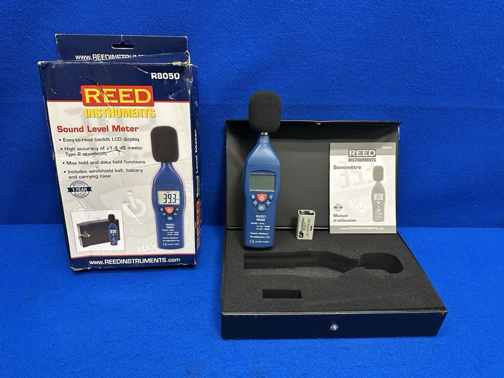 REED INSTRUMENTS R8050 Sound Level Meter