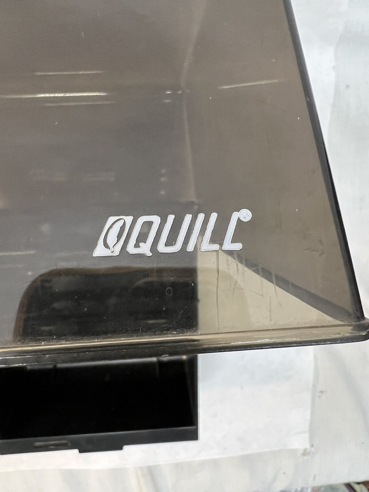 Vtg 5.25" floppy disk media storage cases, Quill, Eichner Systems, non-locking