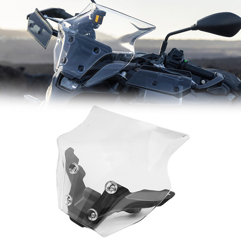 For Yamaha MT-09 2024 Motorcycle Windshield Windshield Black Bracket