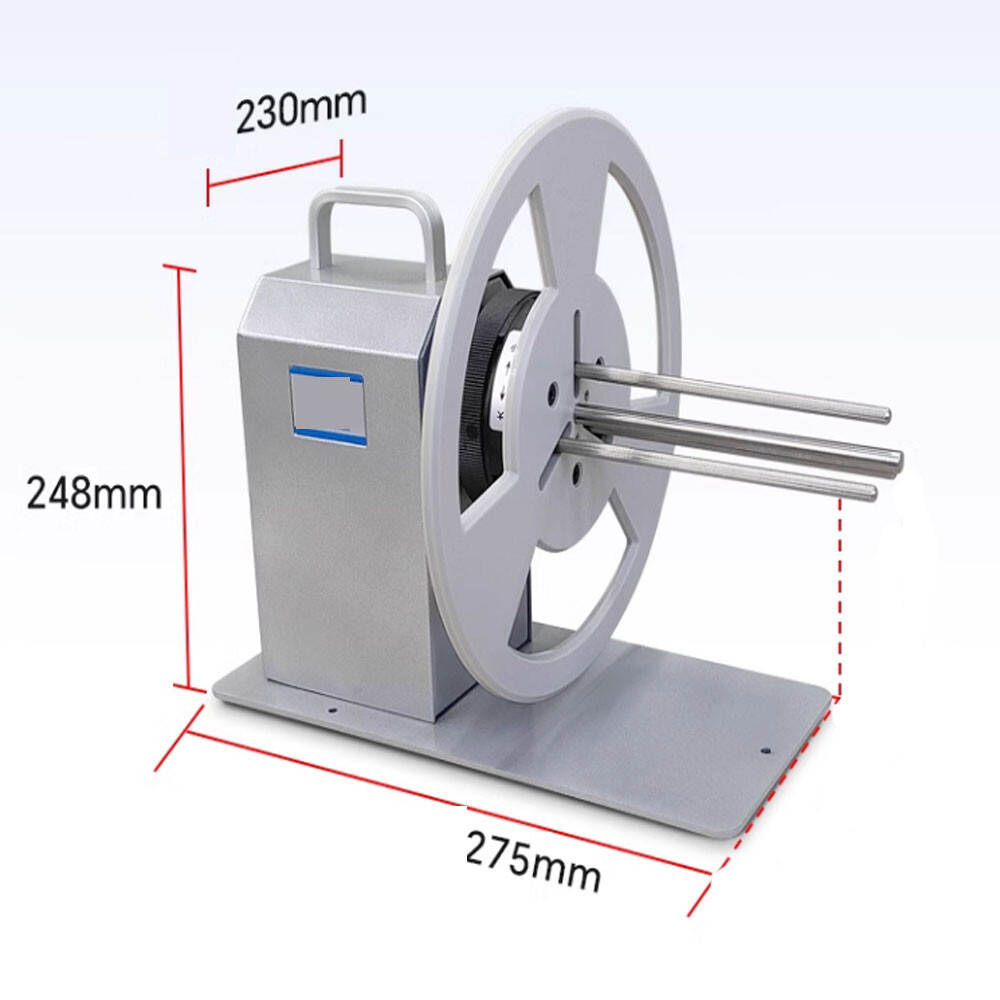 Automatic Label Rewinder Adjustable Speed Two-way Rewinding Label Machine New