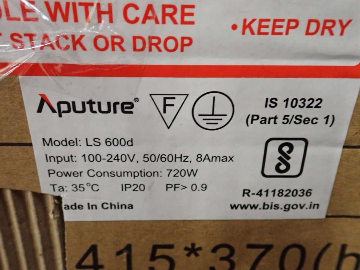 APUTURE LS 600d 600W Daylight Balanced Point Source LED Video Light*