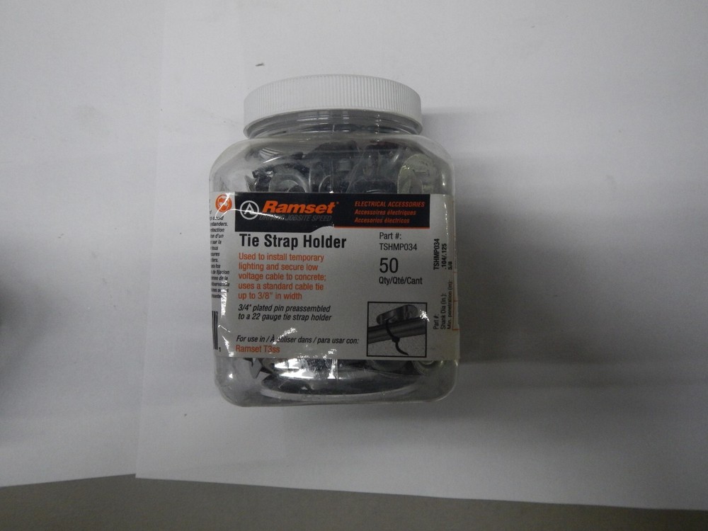 Ramset tie strap holder