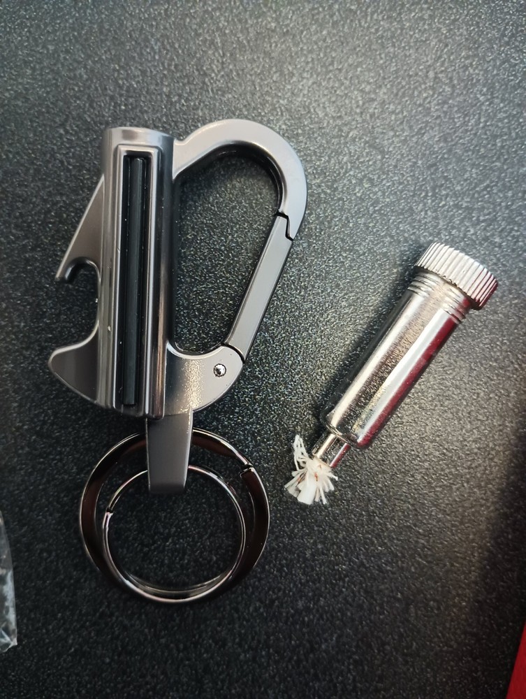 3 IN ONE TOOL Permanent Match Lighter, Keychain, Bottle Opener