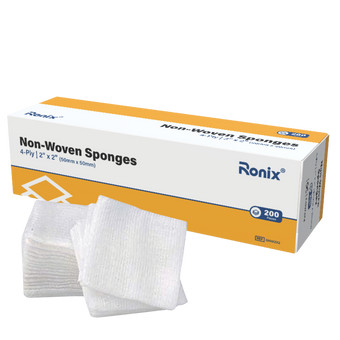 Non-Woven Sponges, 2" x 2", 5000 pcs