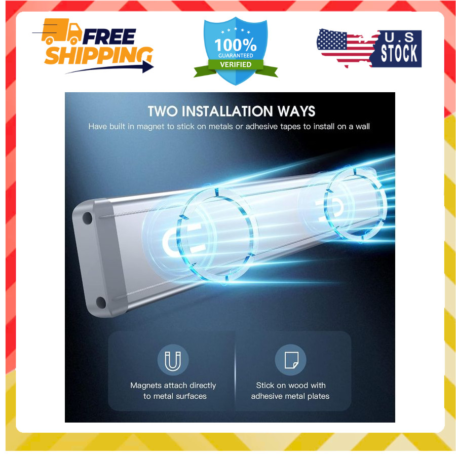 10" Motion Sensor Cabinet Lights – 2 Pack, Rechargeable & Dimmable