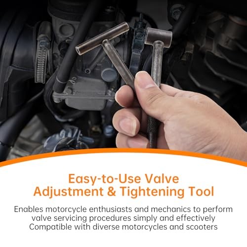 4pcs Motorcycle Engine Valve Adjusting Tool Kit Valve Hexagonal Square Hole