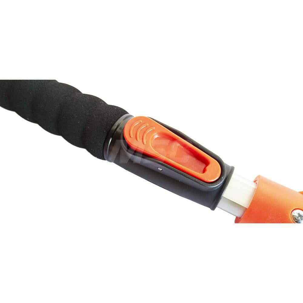 PRO SOURCE Collapsible Snow Shovel: D-Grip Handle, Safety Orange Color