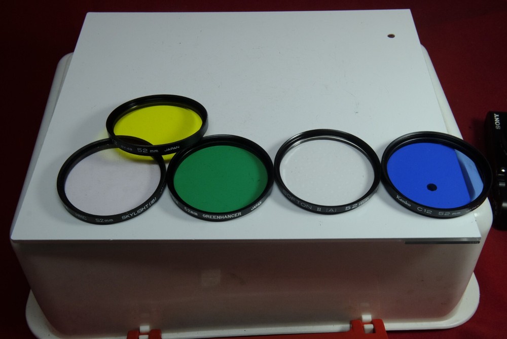 filter various brands 52mm sky yellow green softon 2 c12 conversion