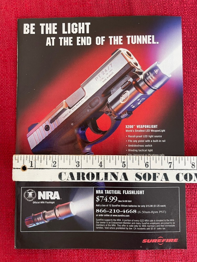 Surefire X200 Weapon light 2005 Print Ad