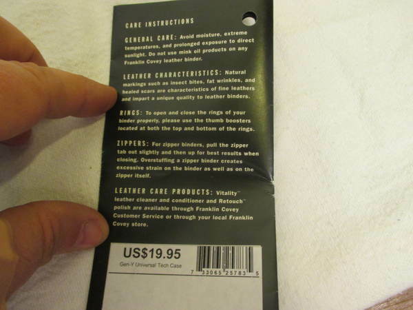 Franklin Covey Gen Y Universal Tech Case NWT