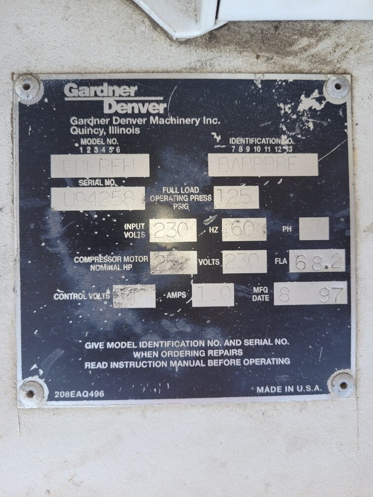 Gardner Denver Electra Screw compressor