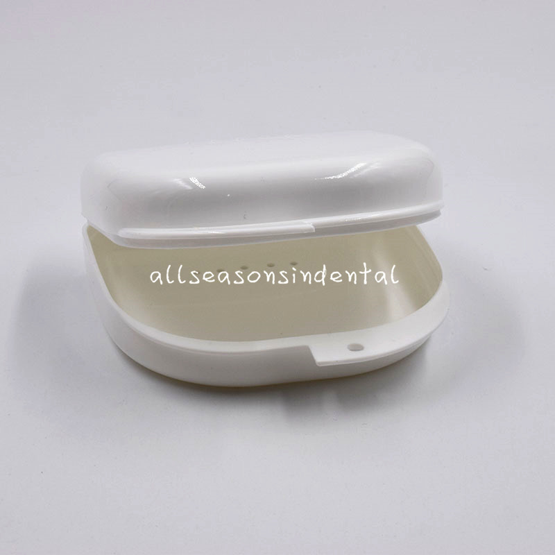 1 Pcs Dental Orthodontic Retainer Denture Storage Case Box Mouthguard Container