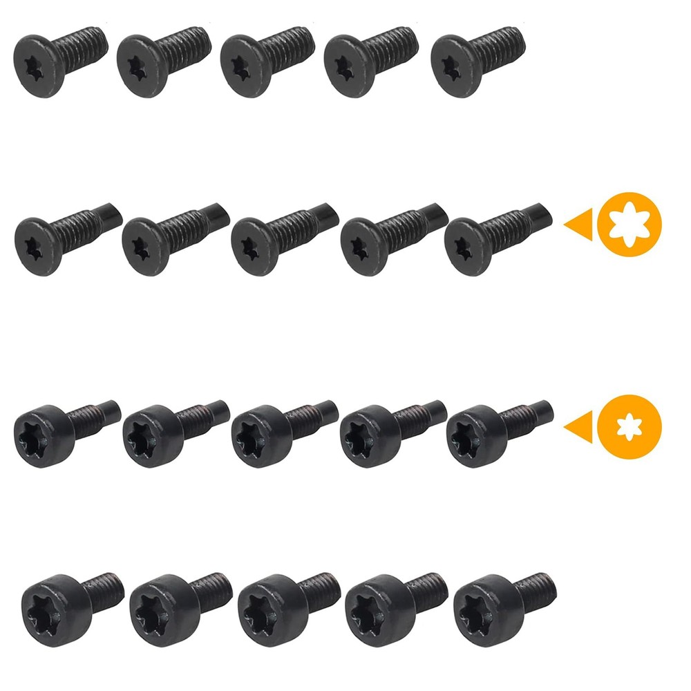 Ring Doorbell Screws, Replacement Security Screws Compatible 20PCS, Black