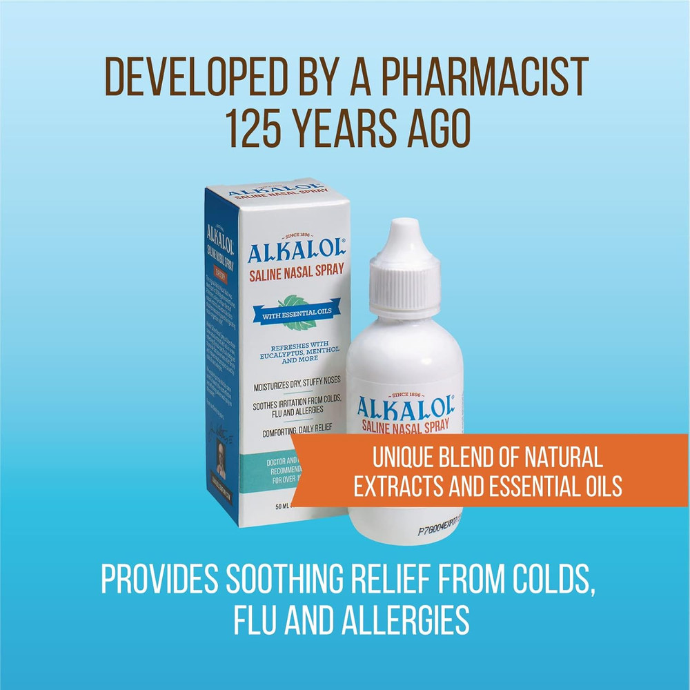 Solution Saline Nasal Spray, 1.69 Ounce