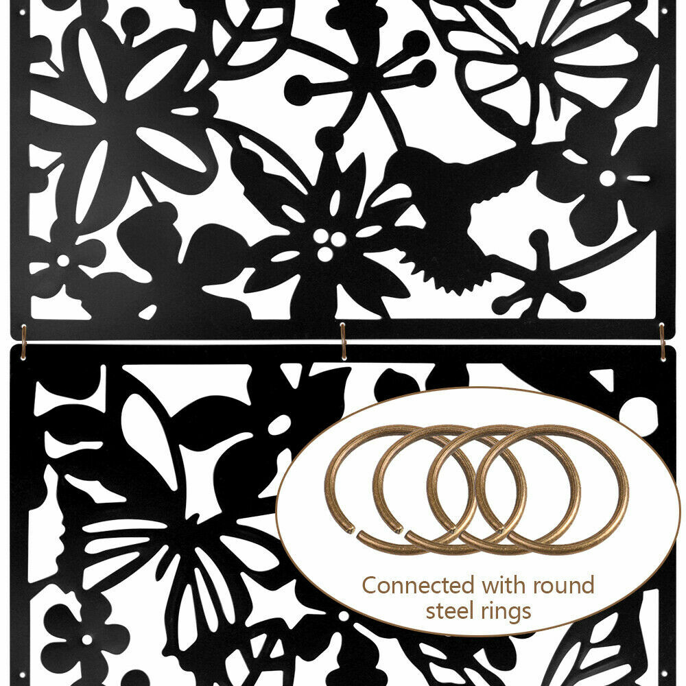 24x Hanging Room Divider Hollow Out Carving Pattern Panel Decorative Wall Screen