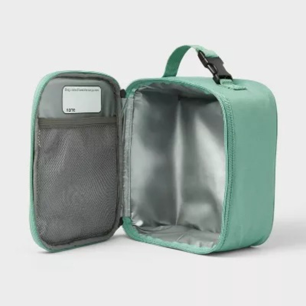 Flip-Down Square Lunch Bag