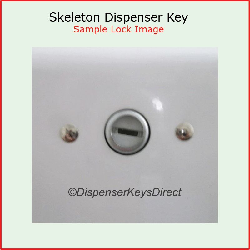"Universal" Skeleton Dispenser Key - (24/pc.) "Master Pack"