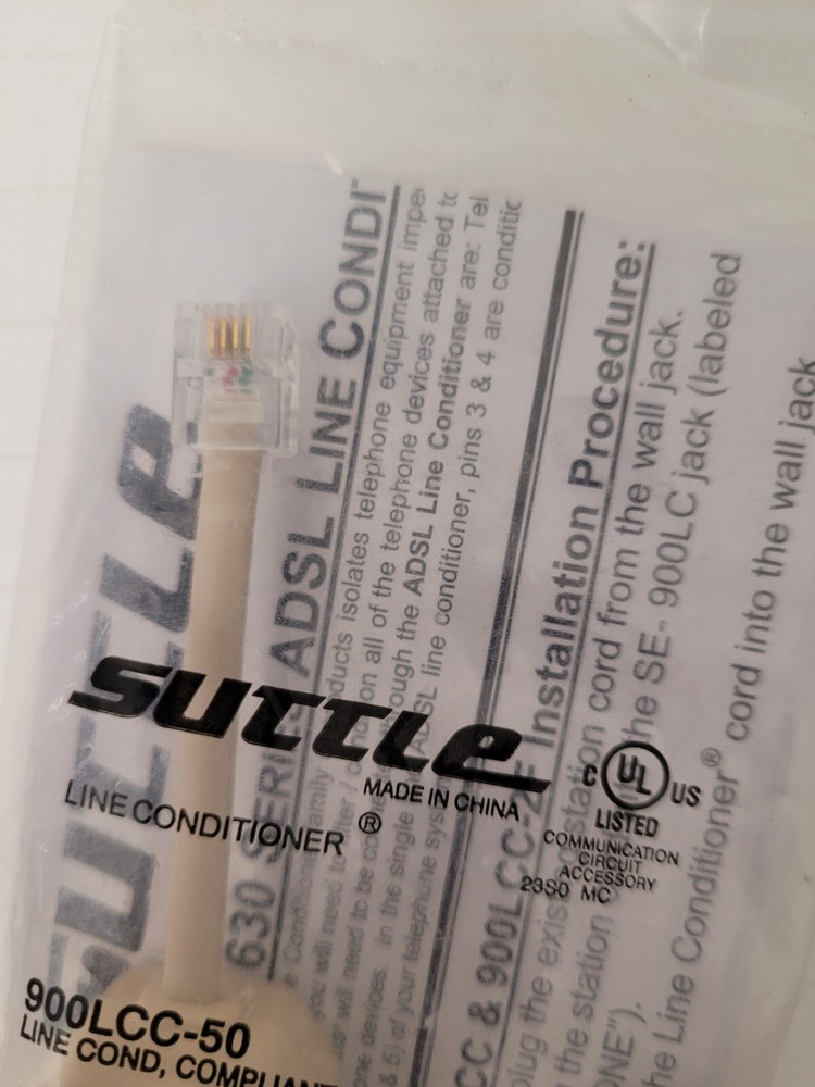 Suttle 900LCC-50 Single Line Inline Conditioner ADSL Filter Conditioner